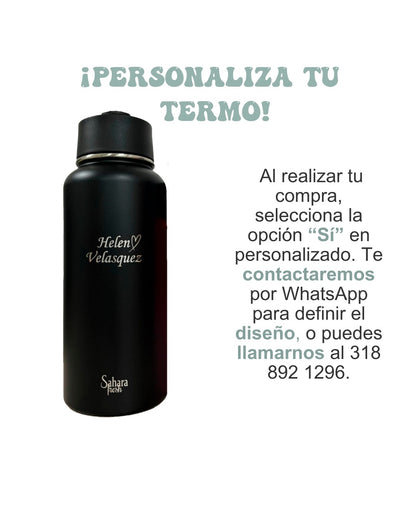 Termo Soul Sahara 1000ml - Personalización con Nombre