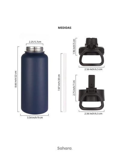 Termo Soul Sahara 1000ml - Infografía de Características